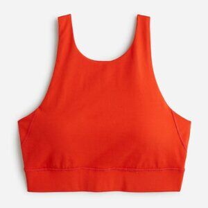 J.Crew CloudStretch high neck sports bra, size S.